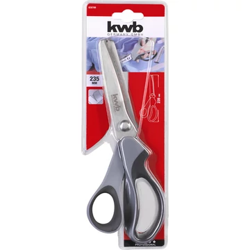KWB PROFESSIONAL INOX CRAFT AND FABRIC SCISSORSINOX   'cik-cak' textilvágó olló   235 mm     49020700