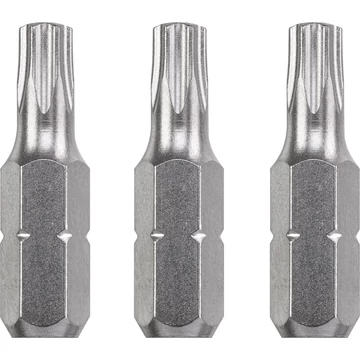 KWB INDUSTRIAL STEEL TAMPER TORX TT10 behajtó bit 25 mm  3 db    49121610