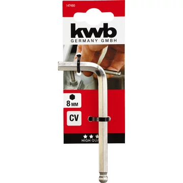 KWB EXPERT HEXAGON KEY gömbvégű imbuszkulcs     8,0 mm    49147480