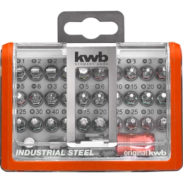 KWB PROFI INDUSTRIAL STEEL MRG TQ60 bit klt. 32 db    49162700