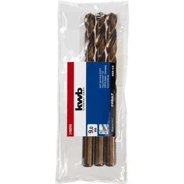 KWB PROFESSIONAL HSS-G CO TWIST METAL DRILL hengeres fémfúrószár  9,0 mm   49248090