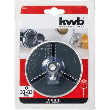 KWB EXPERT ARBOR FOR TUNGSTEN CARBIDE GRITTED HOLESAWS koronafúró adapter 33-83 mm   49499423