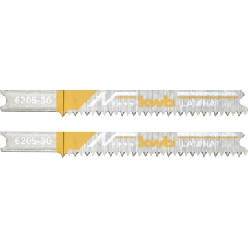 KWB PROFI Bi-metal JIGSAW BLADE szúrófűrészlap 2 db fog távolság: 1,7 mm  83/60 mm  finom, tiszta egyenes vágásU-befogás    49620530