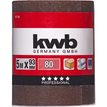 KWB EXPERT ABRASIV ROLL folyóméteres csiszolószalag  G80  93 mm x 5 m   49817708
