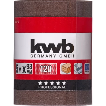 KWB EXPERT ABRASIV ROLL folyóméteres csiszolószalag G120  93 mm x 5 m   49817712