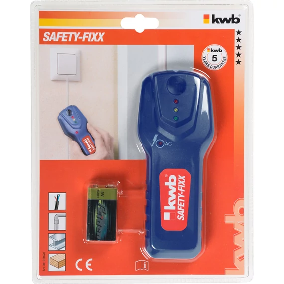 KWB PROFESSIONAL SAFETY-FIXX VOLTAGE,METAL AND STUD DETECTOR   kábel, fém, fa, stb detektor    49011620