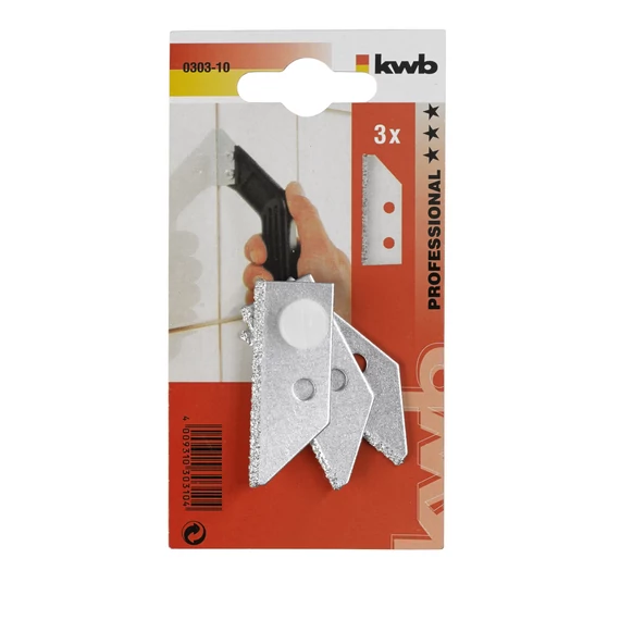 KWB PROFESSIONAL TCG GROUT RAKES BLADE volfrám-karbid fugakaparó penge for: 49030300  50 mm  49030310