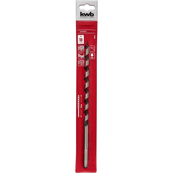 KWB EXPERT CrV AUGER DRILL BIT hatlap befogású auger fúrószár  235/160 x 10.0 mm   49042210