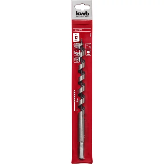 KWB EXPERT CrV AUGER DRILL BIT hatlap befogású auger fúrószár  235/160 x 12.0 mm   49042212