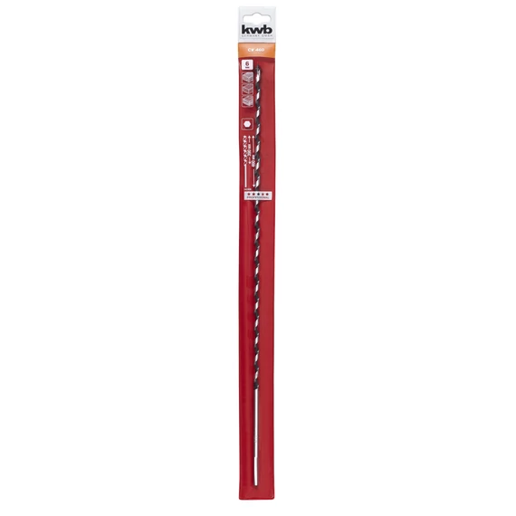 KWB EXPERT CrV LONG AUGER DRILL BIT  hatlap befogású auger fúrószár  460/390 x 6.0 mm  49042406