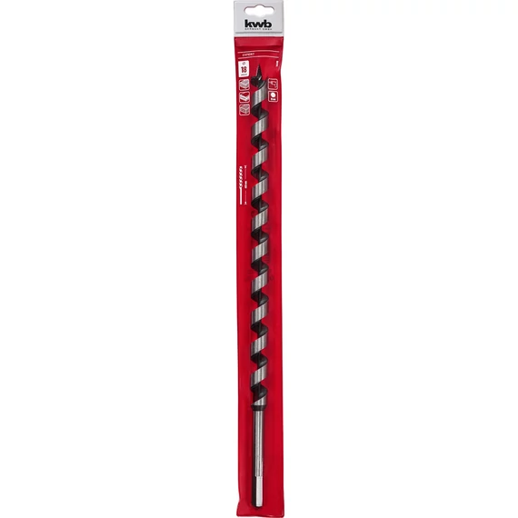 KWB EXPERT CrV LONG AUGER DRILL BIT   hatlap befogású auger fúrószár  460/390 x 18.0 mm  49042418