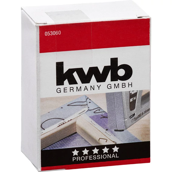 KWB PROFI HIGH QUALITY STEEL STAPLES Type 053 tűzőkapocs 11,4 x 6 mm  5000 db  49053060