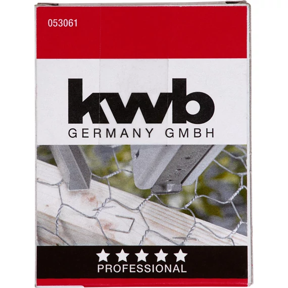 KWB PROFI HIGH QUALITY STEEL STAPLES Type 053/353 tűzőkapocs 11,4 x 6 mm  5000 db  49053061