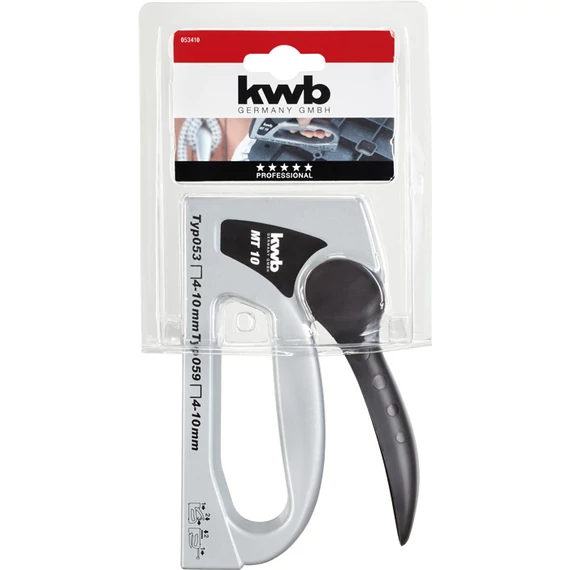 KWB PROFESSIONAL INDUSTRIAL HAND TACKER PROFI TACK MT 10 kézi tűzőgép, kapocs: Type 053  6-10 mm   Type 059  6-10 mm  49053410