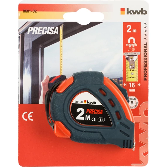 KWB PROFESSIONAL PRECISA STEEL TAPE MEASURE class II mérőszalag   16 mm x 2 m  49060102