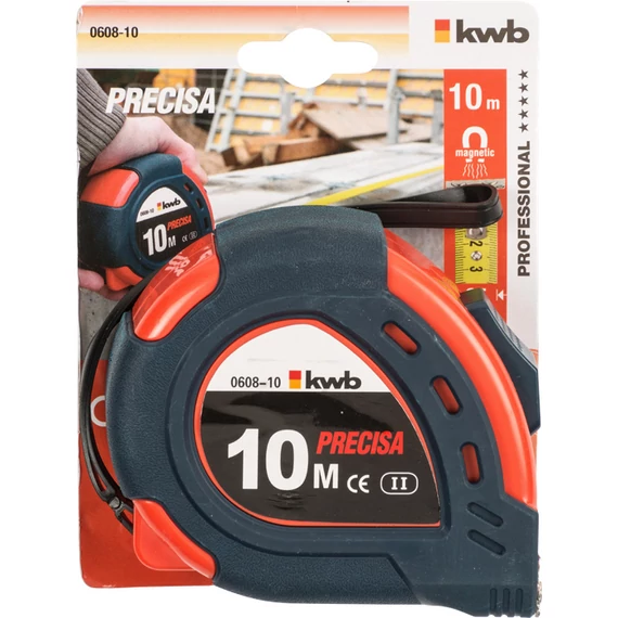 KWB PROFESSIONAL PRECISA STEEL TAPE MEASURE class II mérőszalag  25 mm x 10 m  49060810