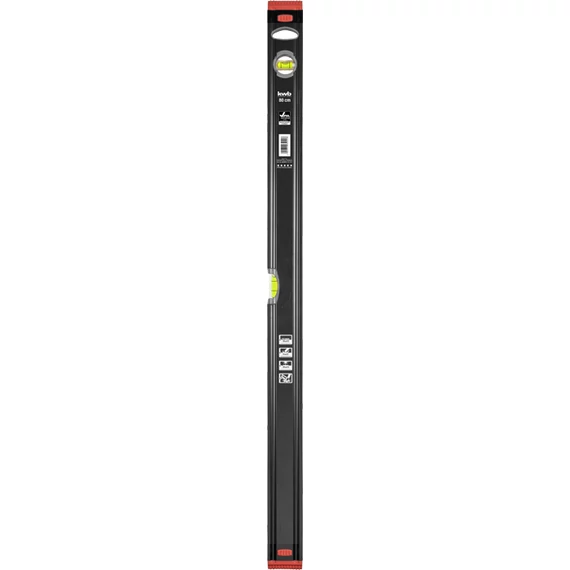 KWB PROFESSIONAL ALUMINIUM SPIRIT LEVELVPA által tesztelt és minősített precíz vízmérték függőleges és vízszintes libellákkal 800 mm  49065080