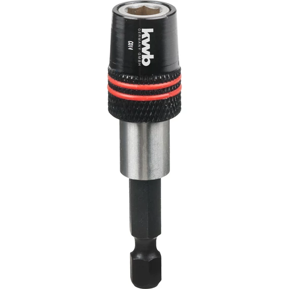 KWB PROFESSIONAL QUICK RELEASE BITHOLDER mágneses, rugós gyors kioldó bittartó adapter 1/4" hatszög szár ISO 1173, E 6.351 mm  49100300