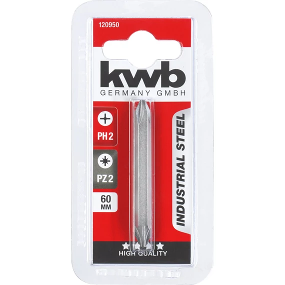 KWB CLASSIC STEEL DOUBLE BIT dupla bit PH2 és PZ2    49120950