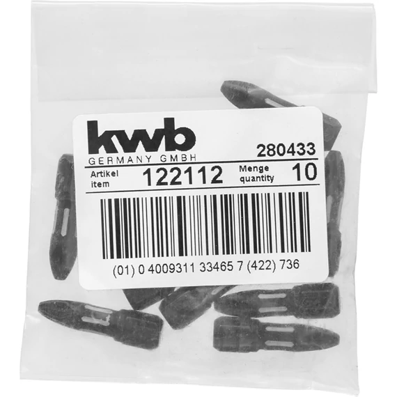 KWB TORSION MRG PZ2 torziós behajtó bit 25 mm  10 db    49122112