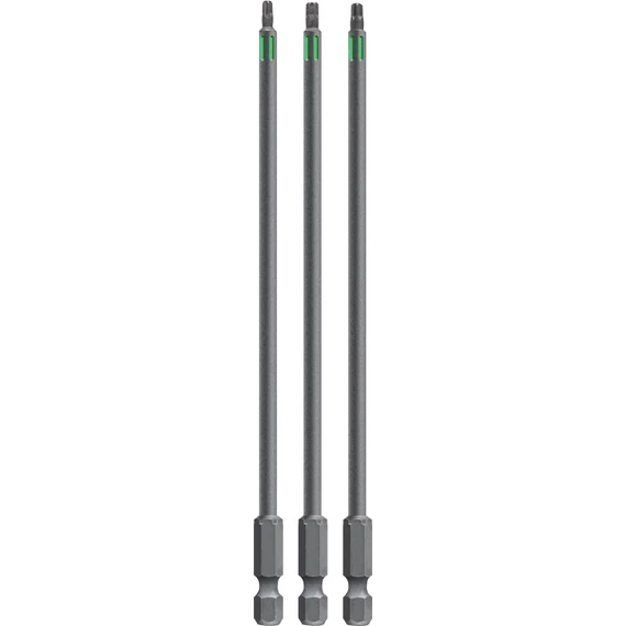 KWB TORSION TAMPER TORX TT10, TT15, TT20 torziós behajtó bit 150 mm  3 db     49123343