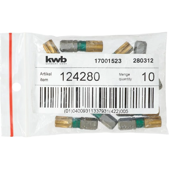 KWB TITAN TORX T40 torziós behajtó bit 25 mm  10 db      49124280