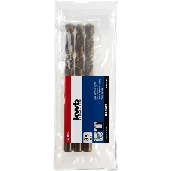 KWB PROFESSIONAL HSS-G CO TWIST METAL DRILL hengeres fémfúrószár  8,5 mm   49248085