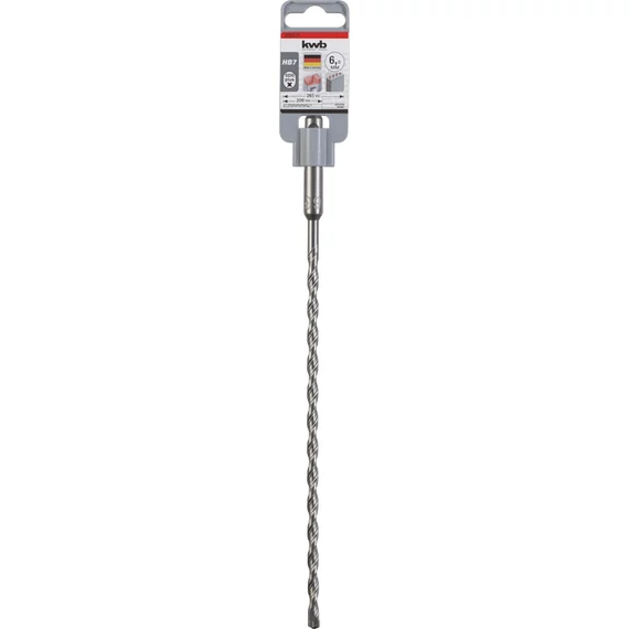 KWB PREMIUM HM, TCT SDS PLUS HB7X HAMMER DRILL BIT  négy élű vasbeton fúrószár  265/200 x 6 mm  49262706