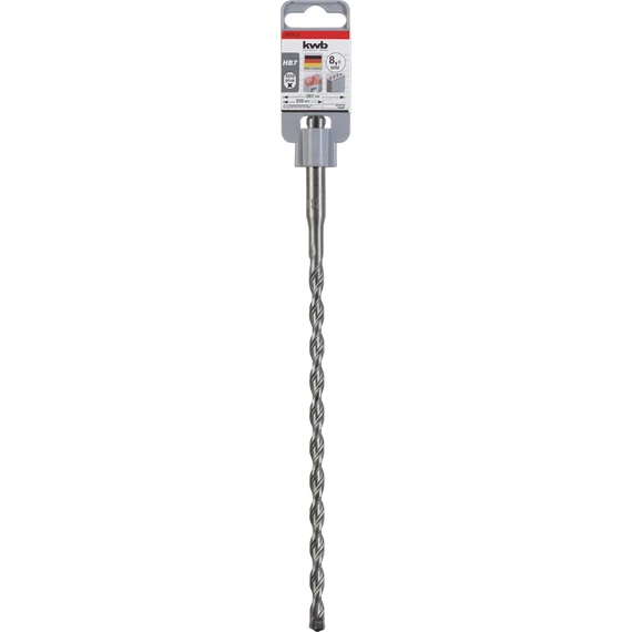 KWB PREMIUM HM, TCT SDS PLUS HB7X HAMMER DRILL BIT  négy élű vasbeton fúrószár  265/200 x 8 mm  49262708