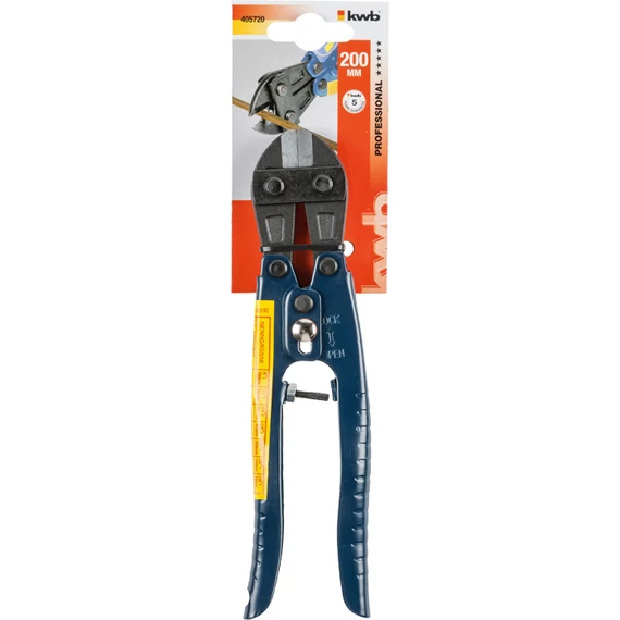 KWB PROFI MIDGET BOLT CROPPERS  edzett drót max: 3,0 mm HRC 15,  lágy drót max: 5,0 mm HRC 35  200 mm     49405720