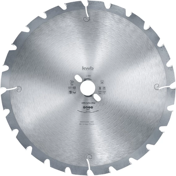 KWB PROFI TCT fűrészlap  350 x 30 x 2,5 mm  fogak: 24