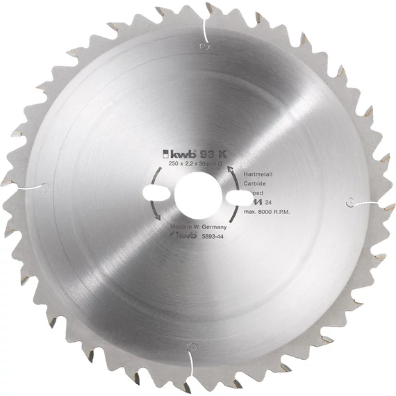 KWB PROFI TCT fűrészlap  450 x 30 x 2,8 mm  fogak: 40