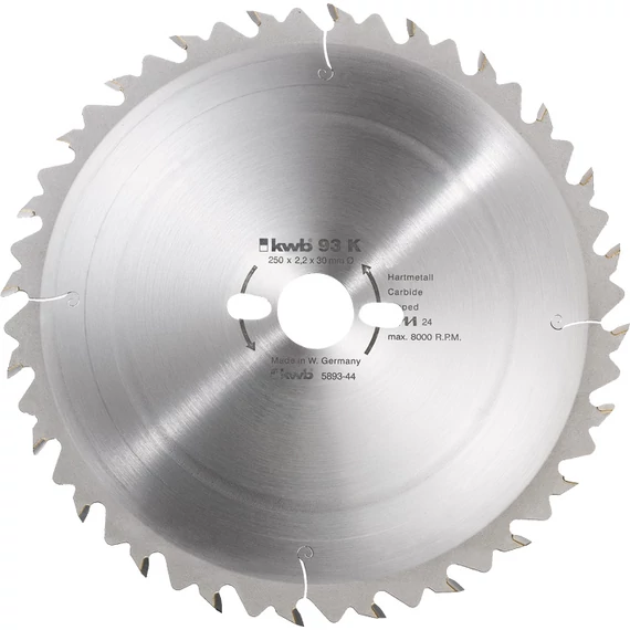 KWB PROFI TCT fűrészlap  500 x 30 x 3,0 mm  fogak: 44
