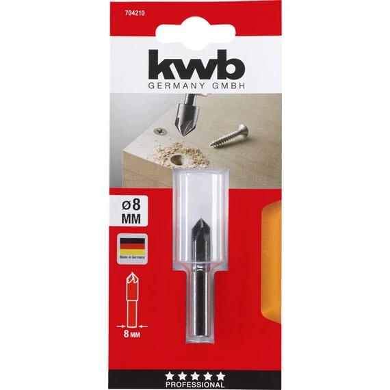 KWB EXPERT CS COUNTERSINK  hengeres befogású kúpsüllyesztő  8 x 8 mm  49704210