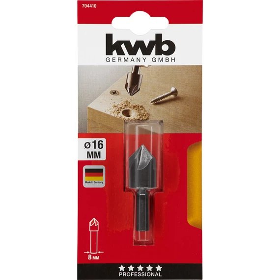 KWB EXPERT CS COUNTERSINK  hengeres befogású kúpsüllyesztő  16 x 8 mm   49704410