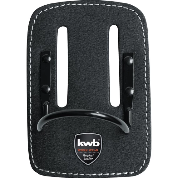 KWB PROFESSIONAL WORK WEAR FIXED HAMMER HOLDER WITH BELT SLOTS
fix fekete marhabőr kalapácstartó
7 x 110 x 155 mm