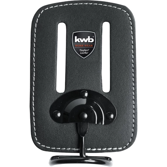 KWB PROFESSIONAL WORK WEAR SWIVEL HAMMER HOLDER with BELT SLOTS
flexibilis fekete marhabőr kalapácstartó
7 x 110 x 155 mm