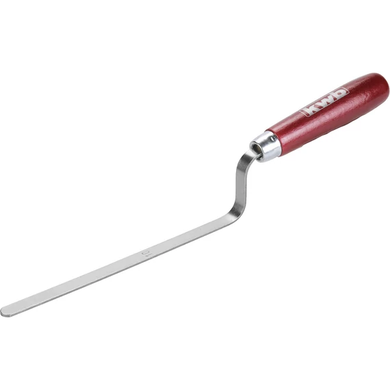 KWB PROFESSIONAL TUCK POINTERS
hosszú edzett acél kőműves fugavas lakkozott fa markolattal,
ideális tégla- és tömbfugázáshoz  180 x 12 mm  német gyártás