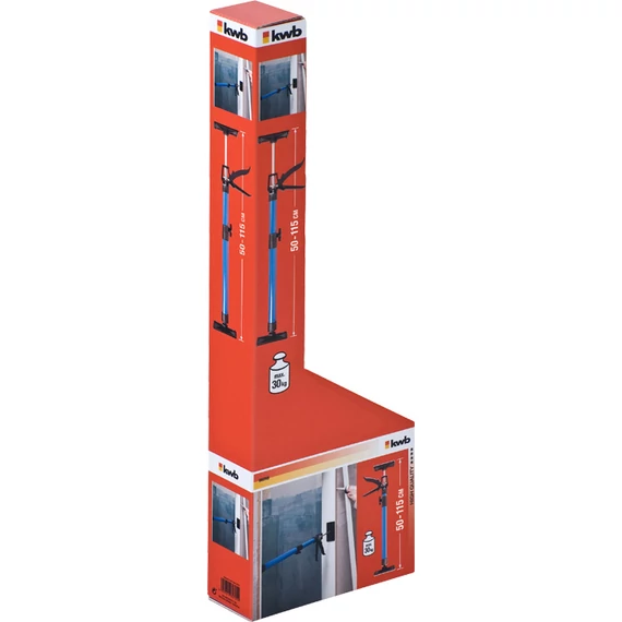 KWB PROFESSIONAL TELESCOPIC MOUNTING SUPPORT teleszkópos támaszték (harmadik kéz)  50-120 cm    49980705
