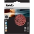 Kép 1/6 - KWB PROFESSIONAL ABRASIVE QUICK-STICK ORBITAL SANDER SANDPAPER DISC for WOOD & METAL   tépőzáras csiszolókorong 5 db 125 mm  G40  49490704