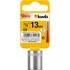 Kép 1/2 - KWB PROFESSIONAL CrV PROFI SOCKETS 1/4" DRIVE  matt króm dugófej 13.0 mm   49372113