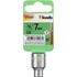 Kép 1/2 - KWB PROFESSIONAL CrV PROFI SOCKETS 3/8" DRIVE matt króm dugófej   7.0 mm    49372207