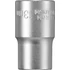 Kép 2/2 - KWB PROFESSIONAL CrV PROFI SOCKETS 1/2" DRIVE CrV acél hullámprofilú matt króm dugófej   13.0 mm    49372313