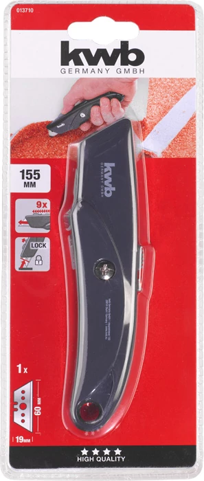 KWB EXPERT TRAPEZOID BLADE HOBBY CARPET CUTTER fémházas  trapézpengés kés    49013710