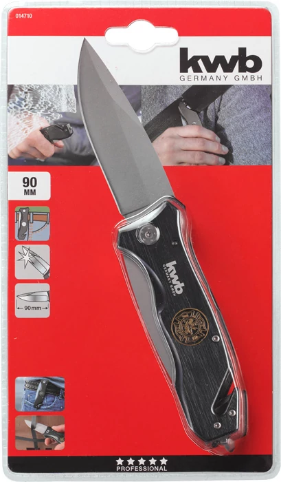 KWB PROFESSIONAL FIRE DEPT RESCUE KNIFE  biztonsági kés üvegtörővel, biztonságiőv vágóval    49014710