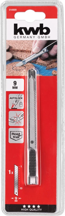 KWB EXPERT INOX SNAP-OFF BLADE KNIFE   fémházas kés 9 mm    49014909
