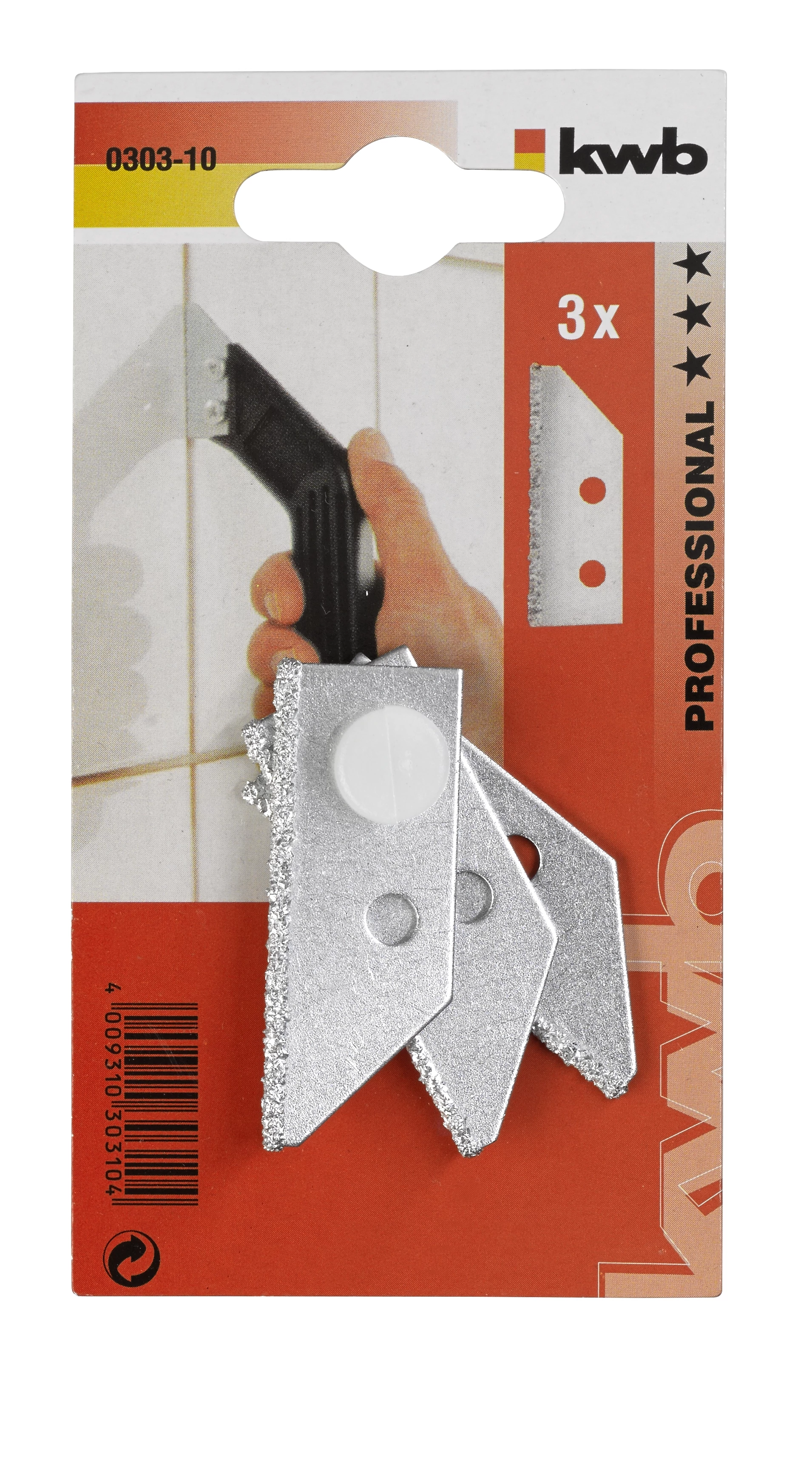 KWB PROFESSIONAL TCG GROUT RAKES BLADE volfrám-karbid fugakaparó penge for: 49030300  50 mm  49030310
