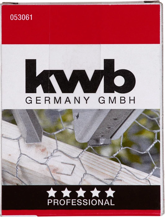 KWB PROFI HIGH QUALITY STEEL STAPLES Type 053/353 tűzőkapocs 11,4 x 6 mm  5000 db  49053061