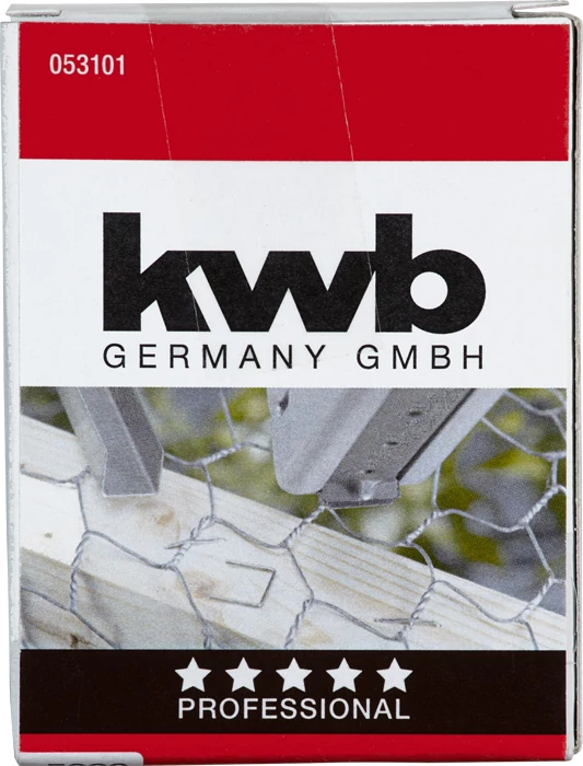 KWB PROFI HIGH QUALITY STEEL STAPLES Type 053/353 extra erős tűzőkapocs 11,4 x 10 mm  5000 db  49053101
