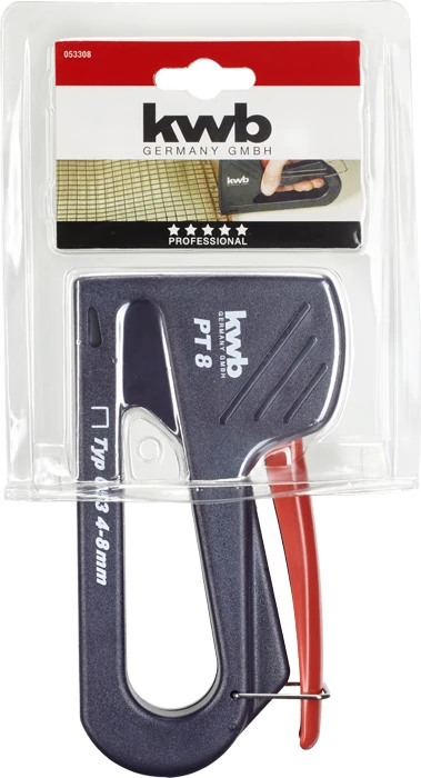 KWB PROFESSIONAL HAND TACKER BLUE TACK PT 8 kézi tűzőgép, kapocs: Type 053  4-8 mm  49053308